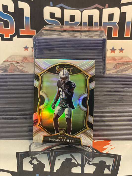 2020 Panini Select (Silver Prizm) Damon Arnette Rookie #92