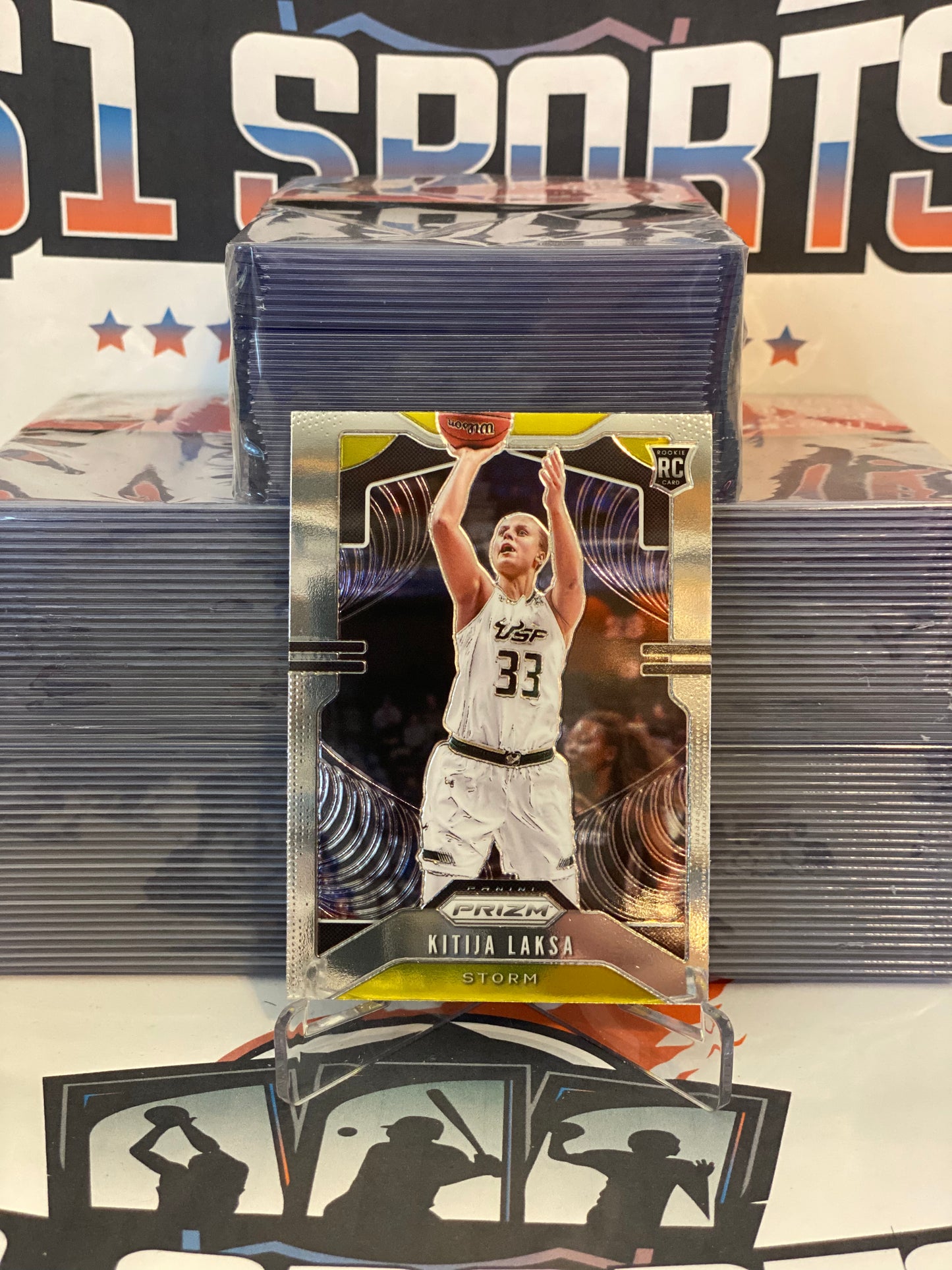 2020 Panini Prizm Kitija Laksa Rookie #99