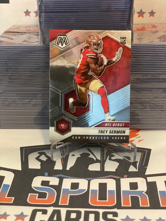 2021 Panini Mosaic (NFL Debut) Trey Sermon Rookie #255