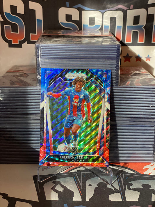 2020 Panini Prizm Premier League (Red White Blue Prizm) Eberechi Eze Rookie #63