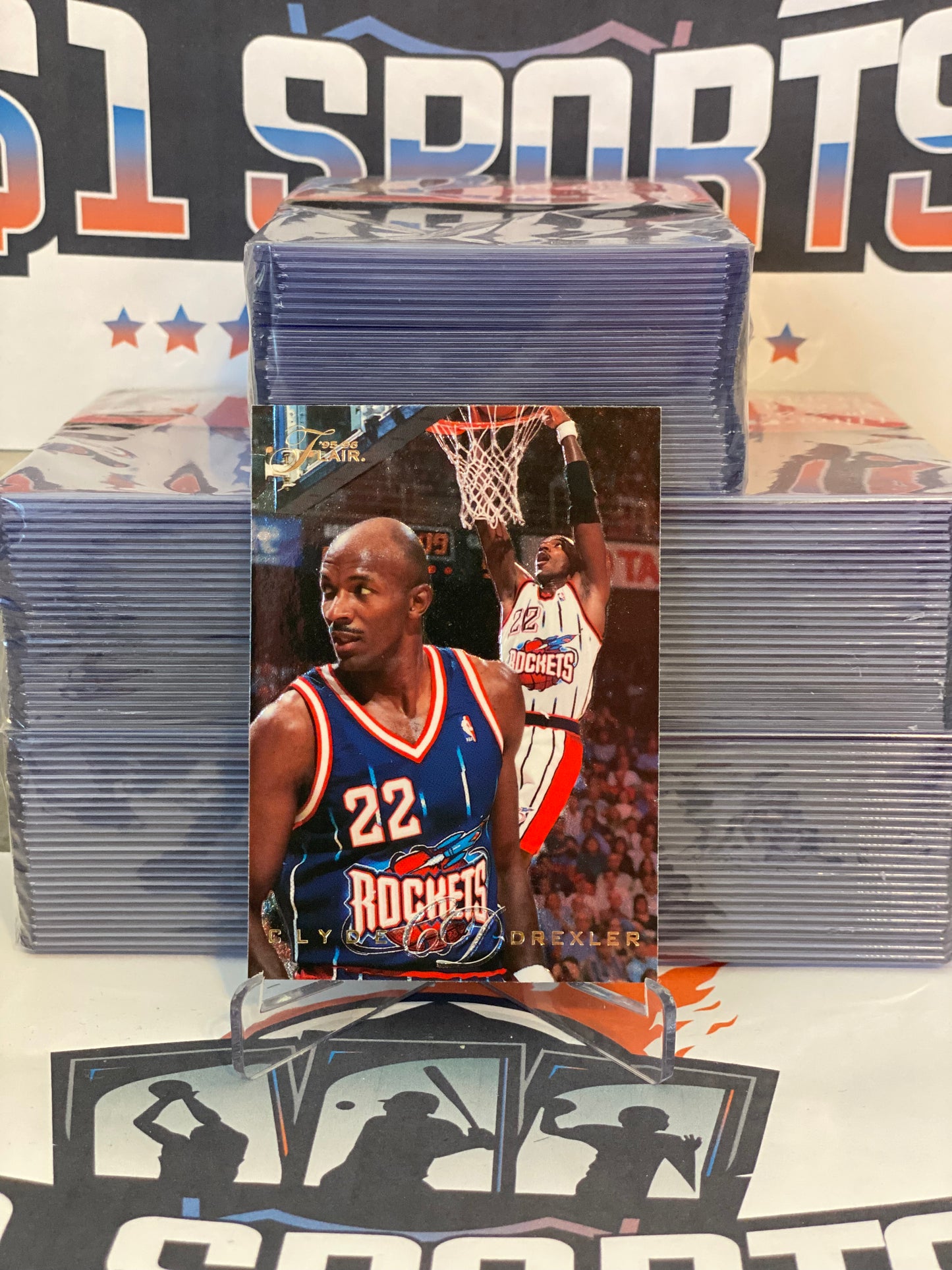 1995 Fleer Flair Clyde Drexler #167