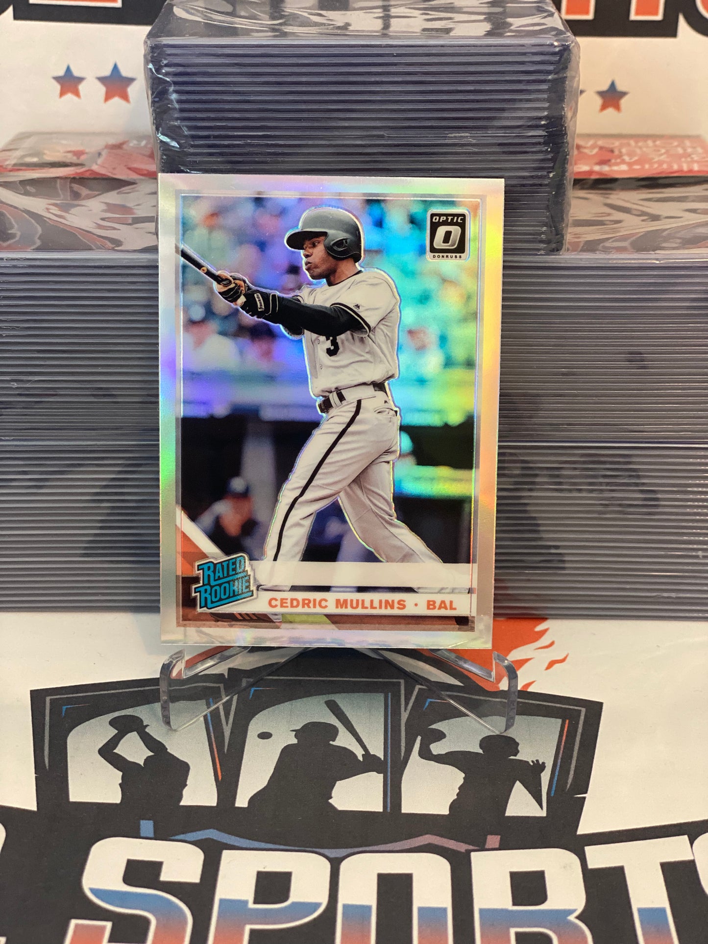 2019 Donruss Optic (Holo Prizm, Rated Rookie) Cedric Mullins #31