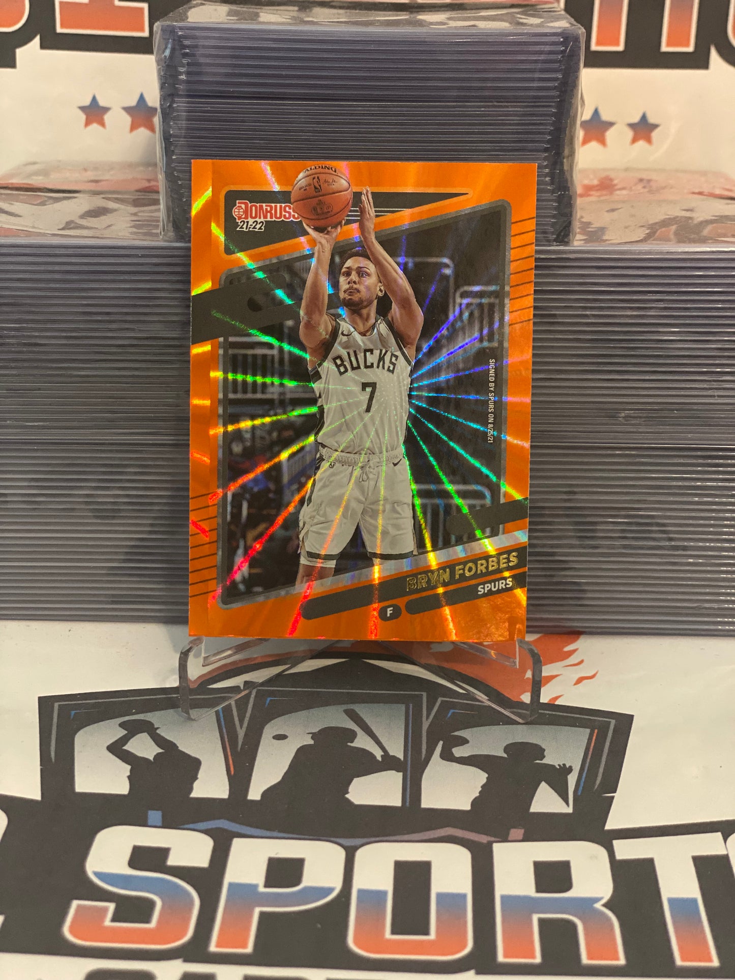 2021 Donruss (Orange Laser Holo) Bryn Forbes #66