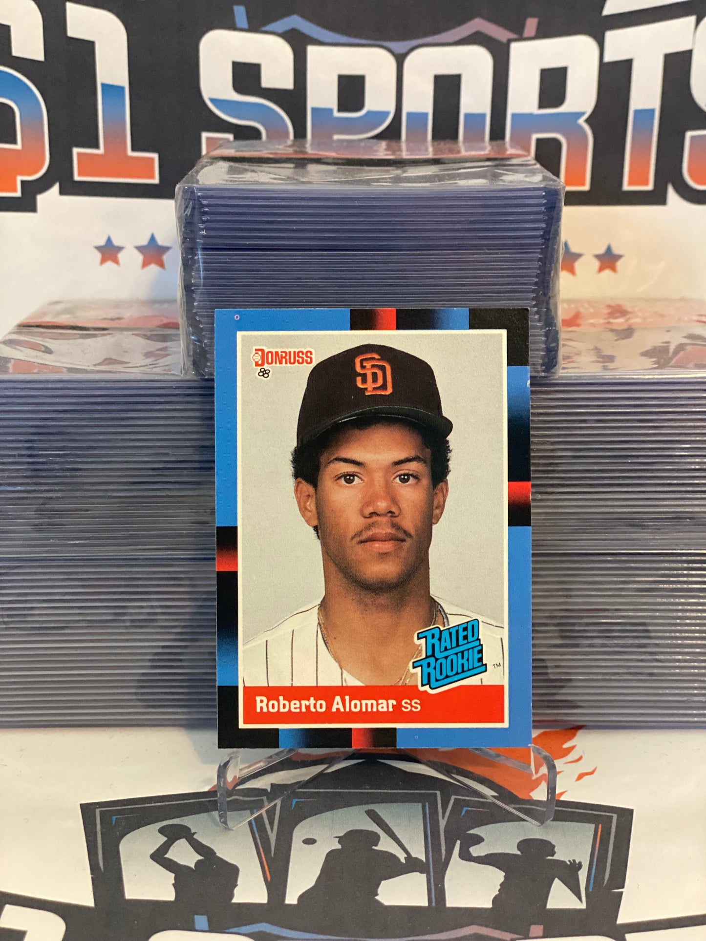 1988 Donruss (Rated Rookie) Roberto Alomar #34