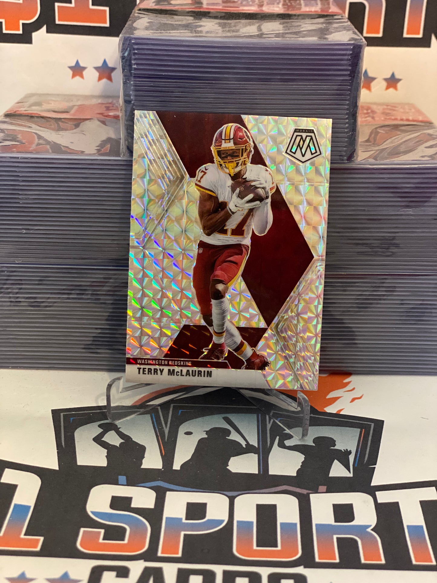 2020 Panini Mosaic (Mosaic Prizm) Terry McLaurin #198