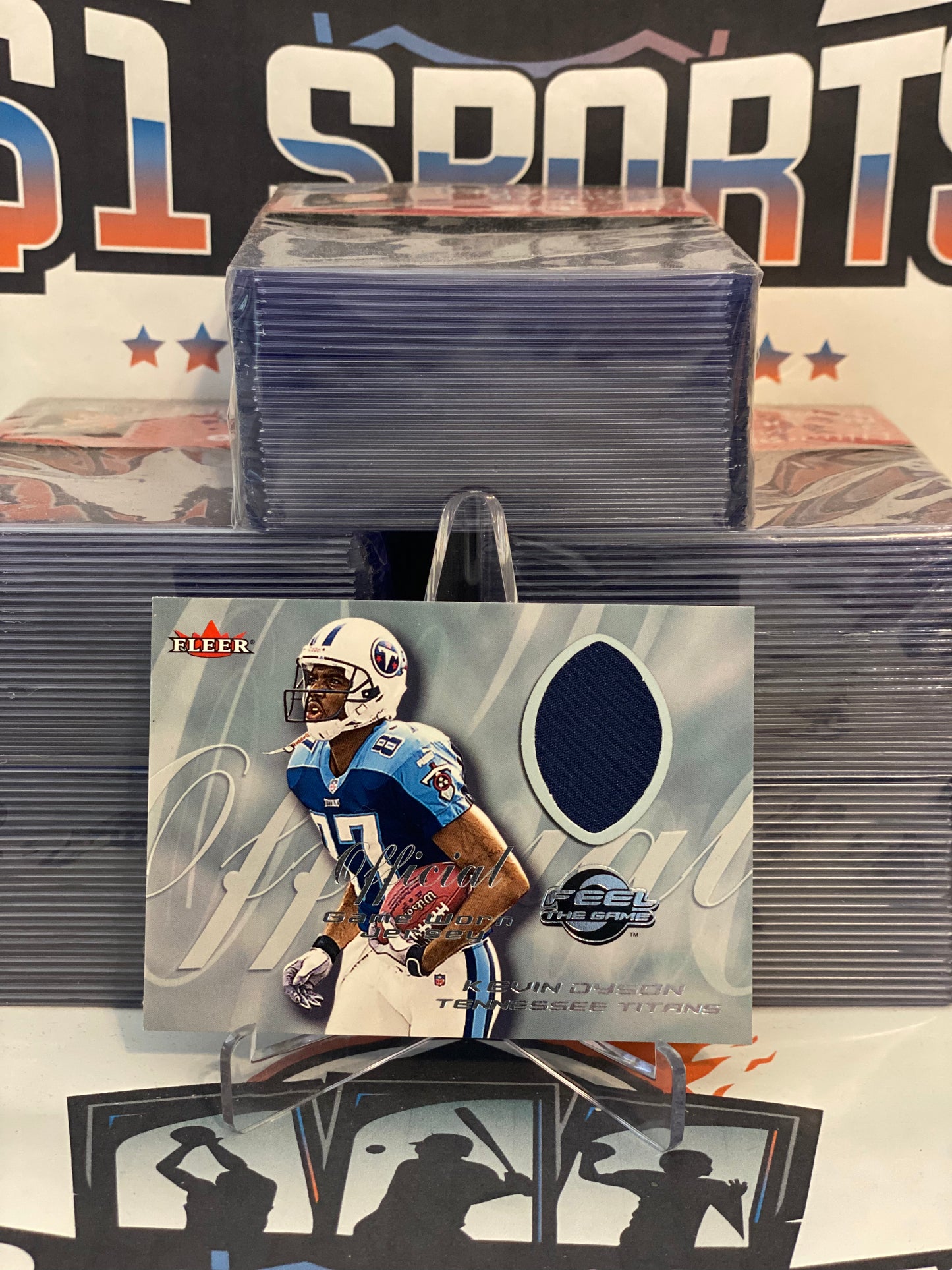 2000 Fleer (Feel the Game Relic) Kevin Dyson #16