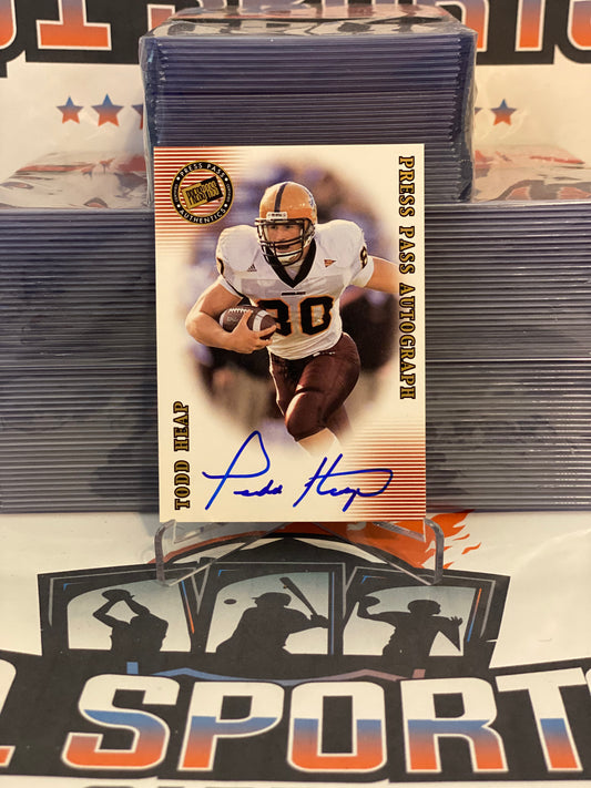 2001 Press Pass (Bronze, Signature Edition Autograph) Todd Heap #13