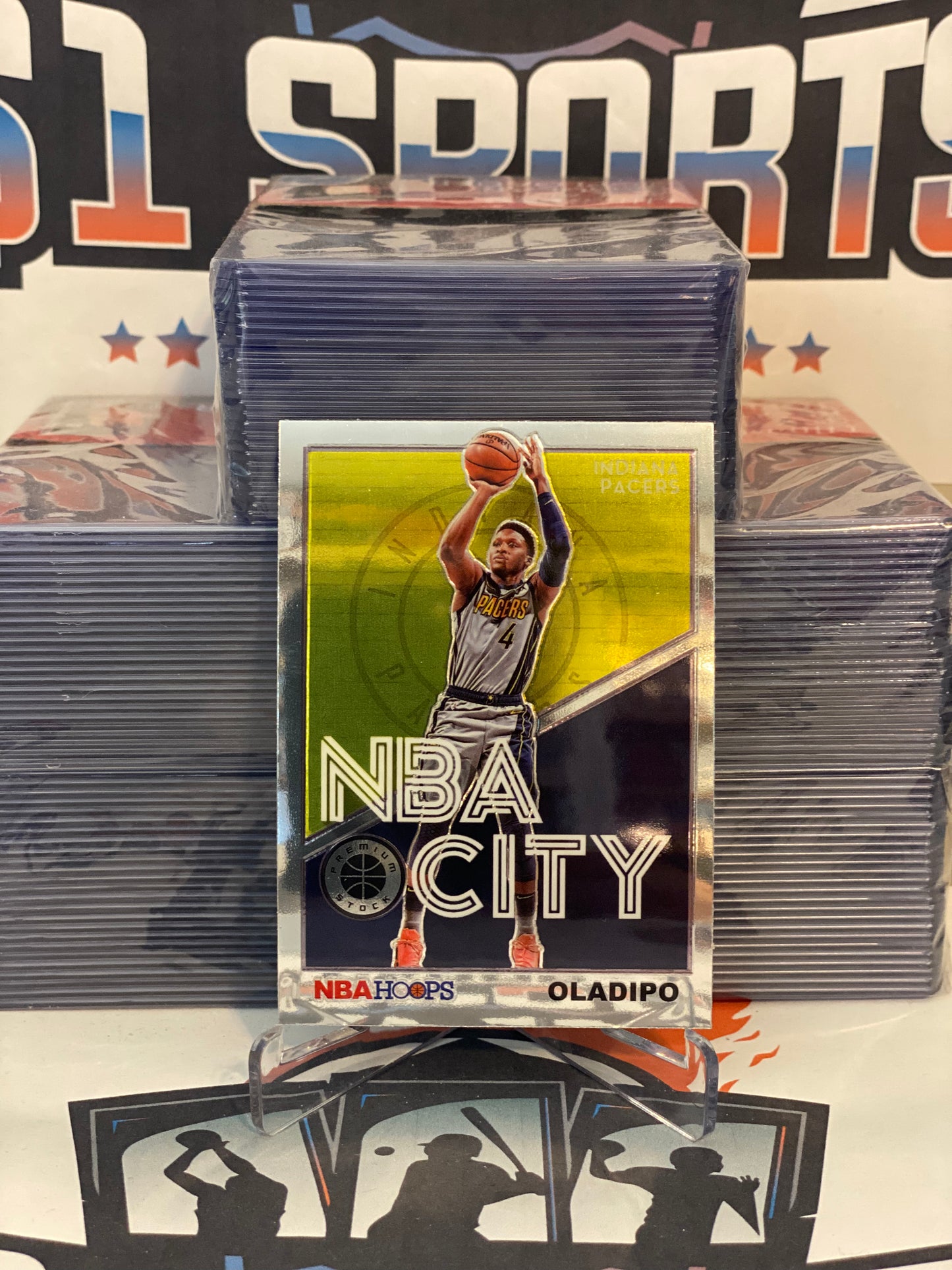 2019 Hoops Premium Stock (NBA City) Victor Oladipo #24