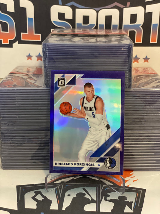 2018 Donruss Optic (Purple Prizm) Kristaps Porzingis #36