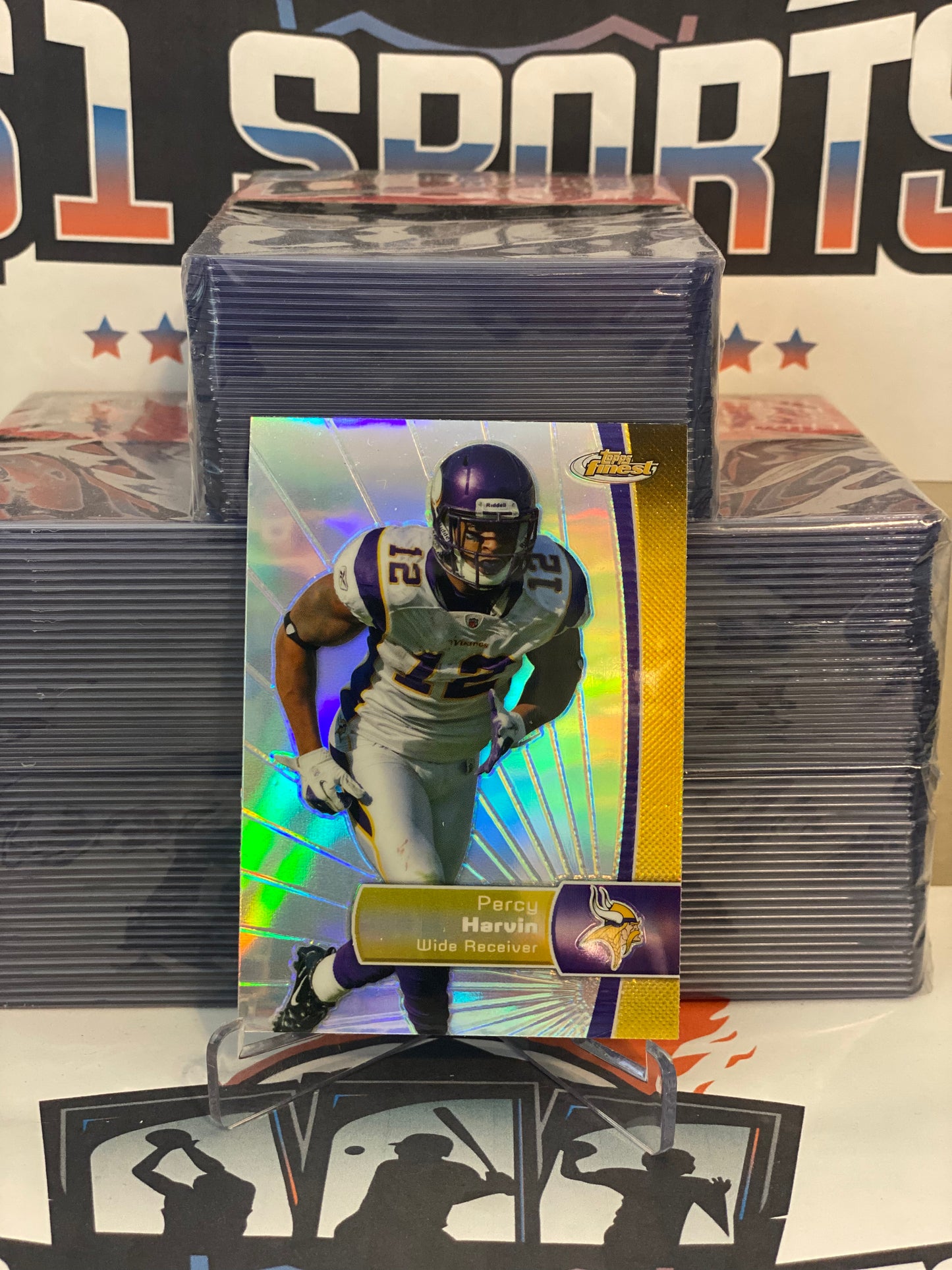 2012 Topps Finest (Refractor) Percy Harvin #28