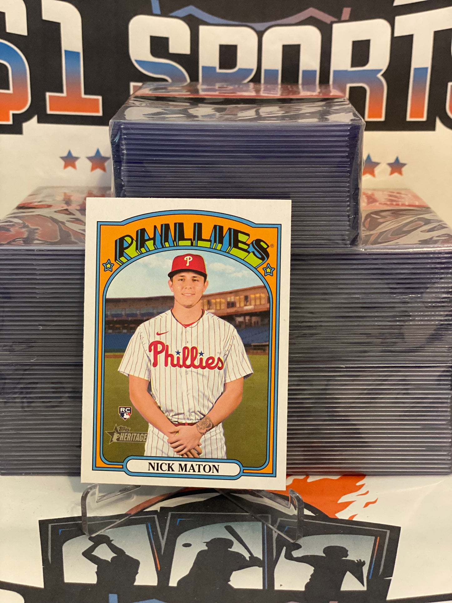 2021 Topps Heritage Nick Maton Rookie #602