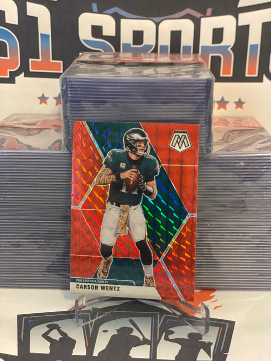 2020 Panini Prizm (Red Prizm) Carson Wentz #160