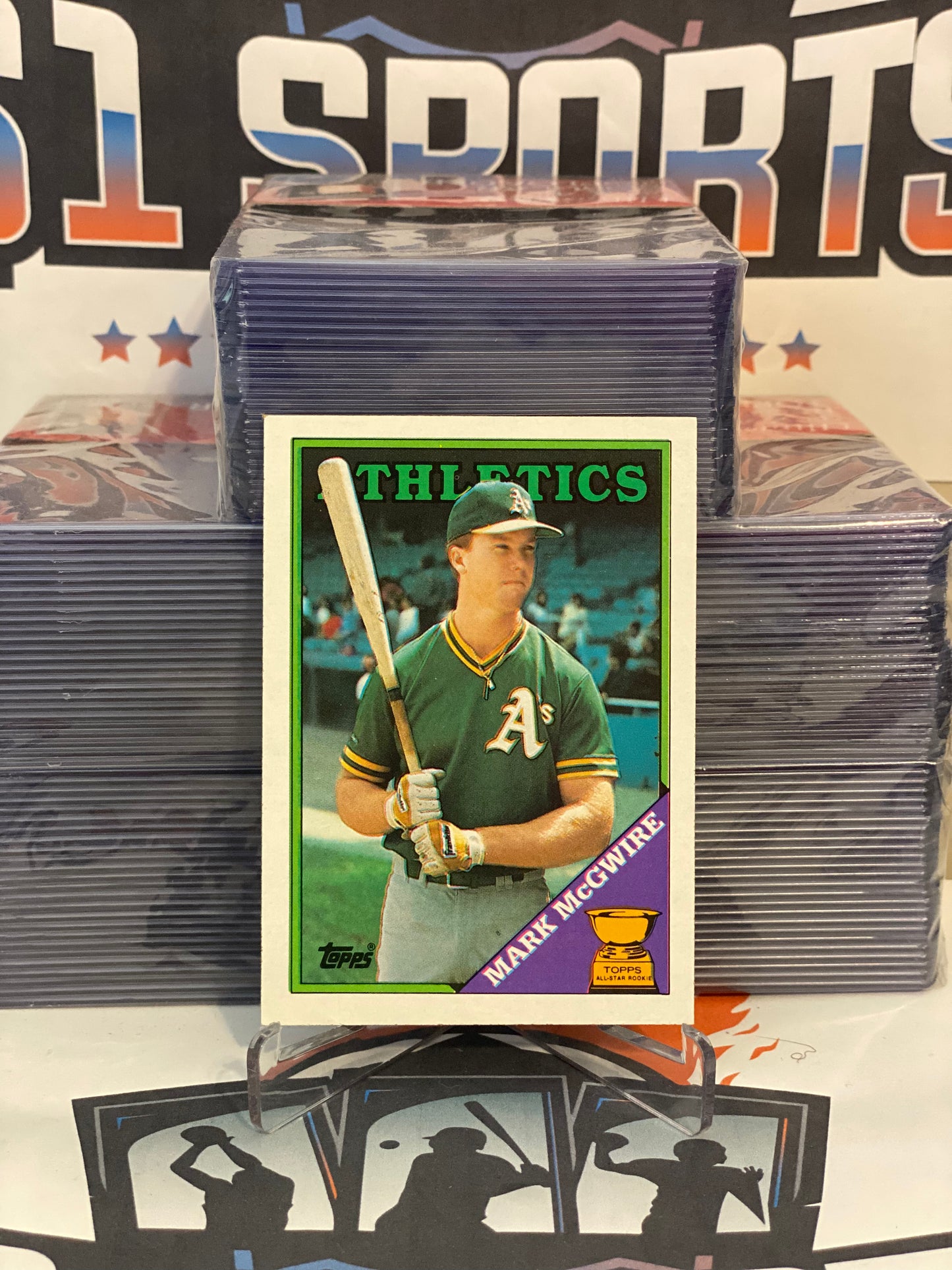 1988 Topps (Rookie Cup) Mark McGwire #580