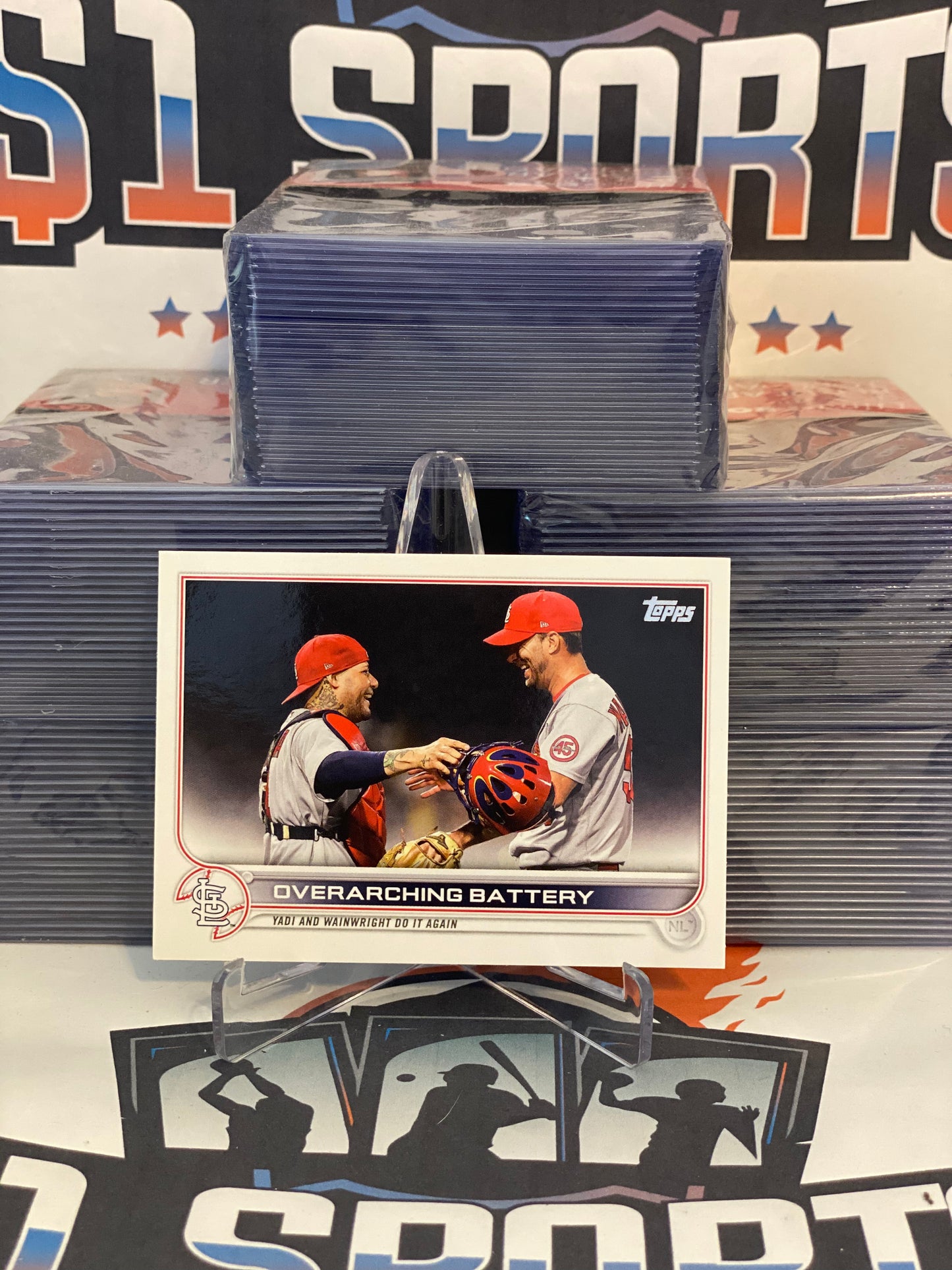 2022 Topps (Overarching Battery) Yadier Molina & Adam Wainwright #473
