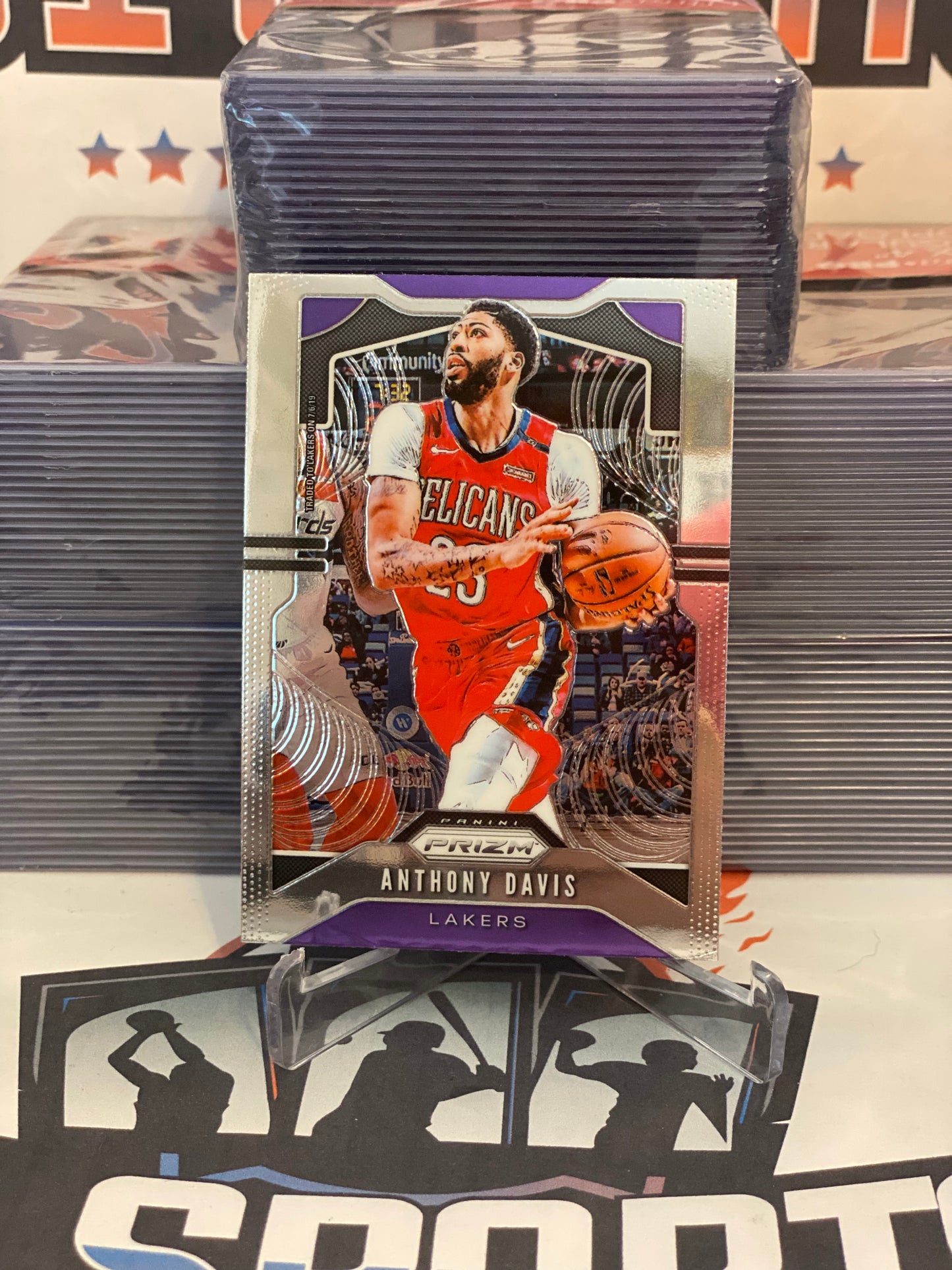 2019 Panini Prizm Anthony Davis #222