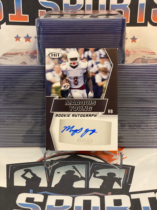 2019 Sage HIT (Rookie Autograph) Marquis Young #A44
