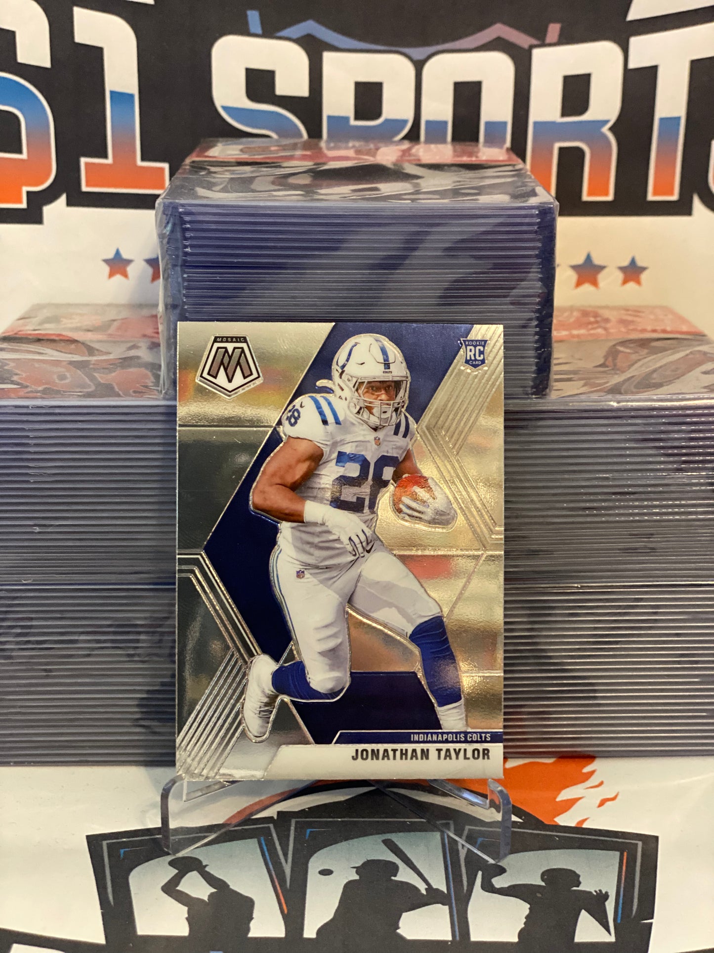 2020 Panini Mosaic Jonathan Taylor Rookie #216