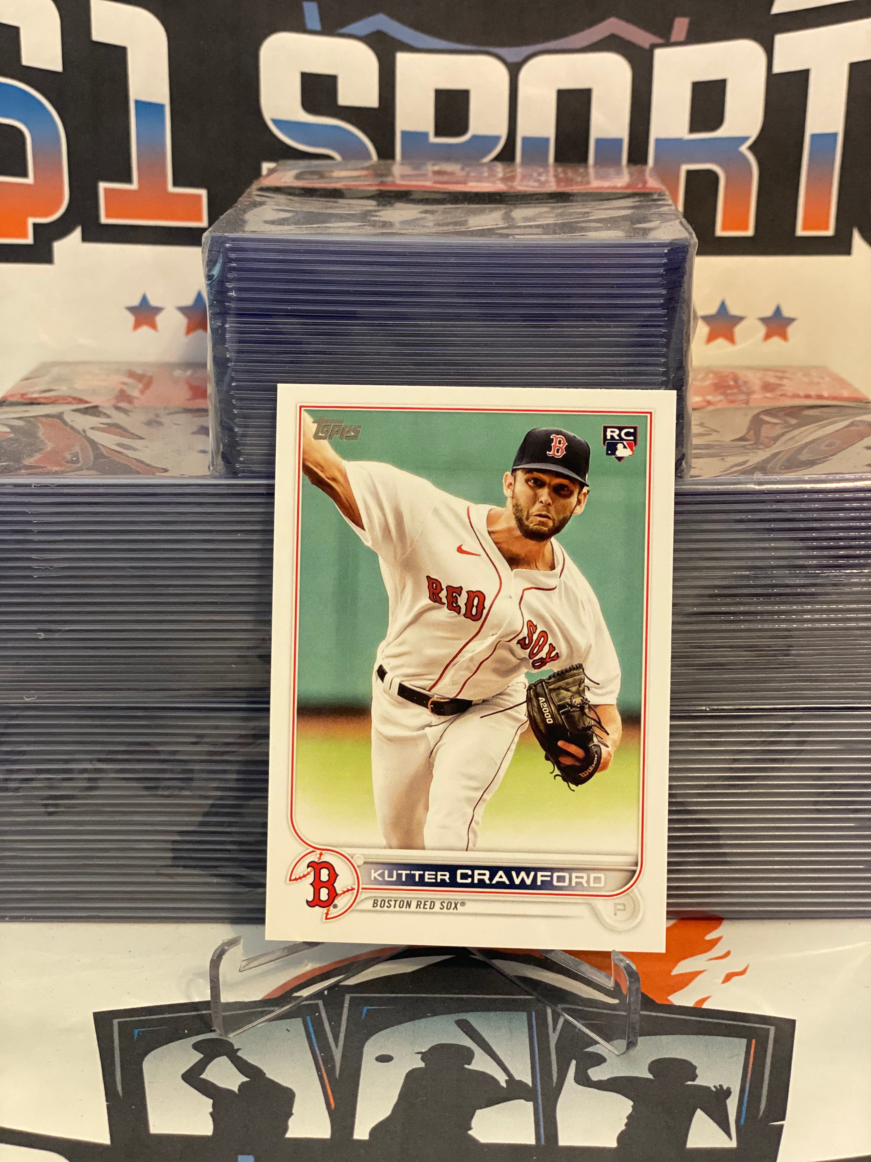 Kutter Crawford 2022 Topps Baseball Card 645 Boston Red Sox