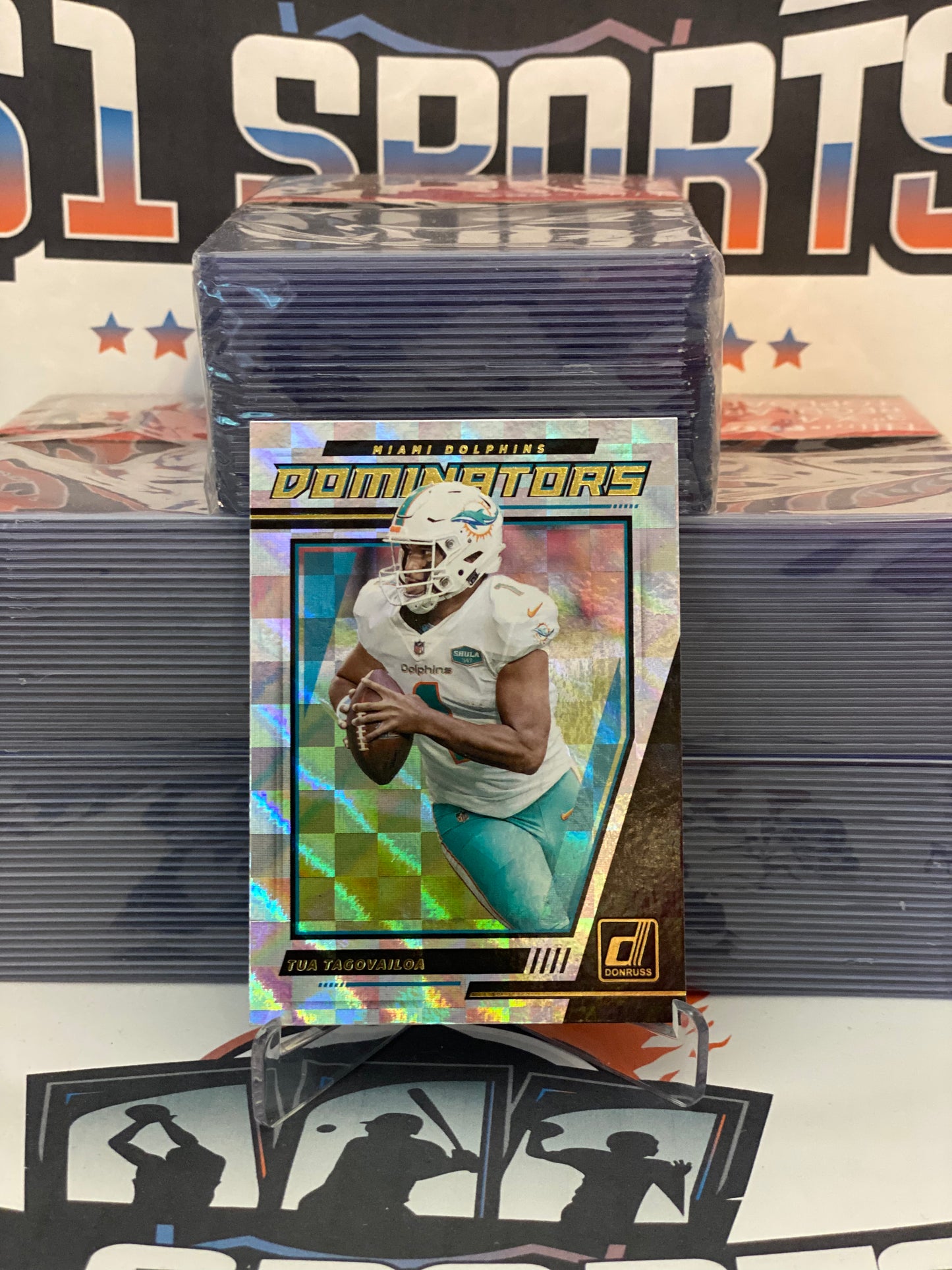 2021 Donruss (Dominators) Tua Tagovailoa #D27