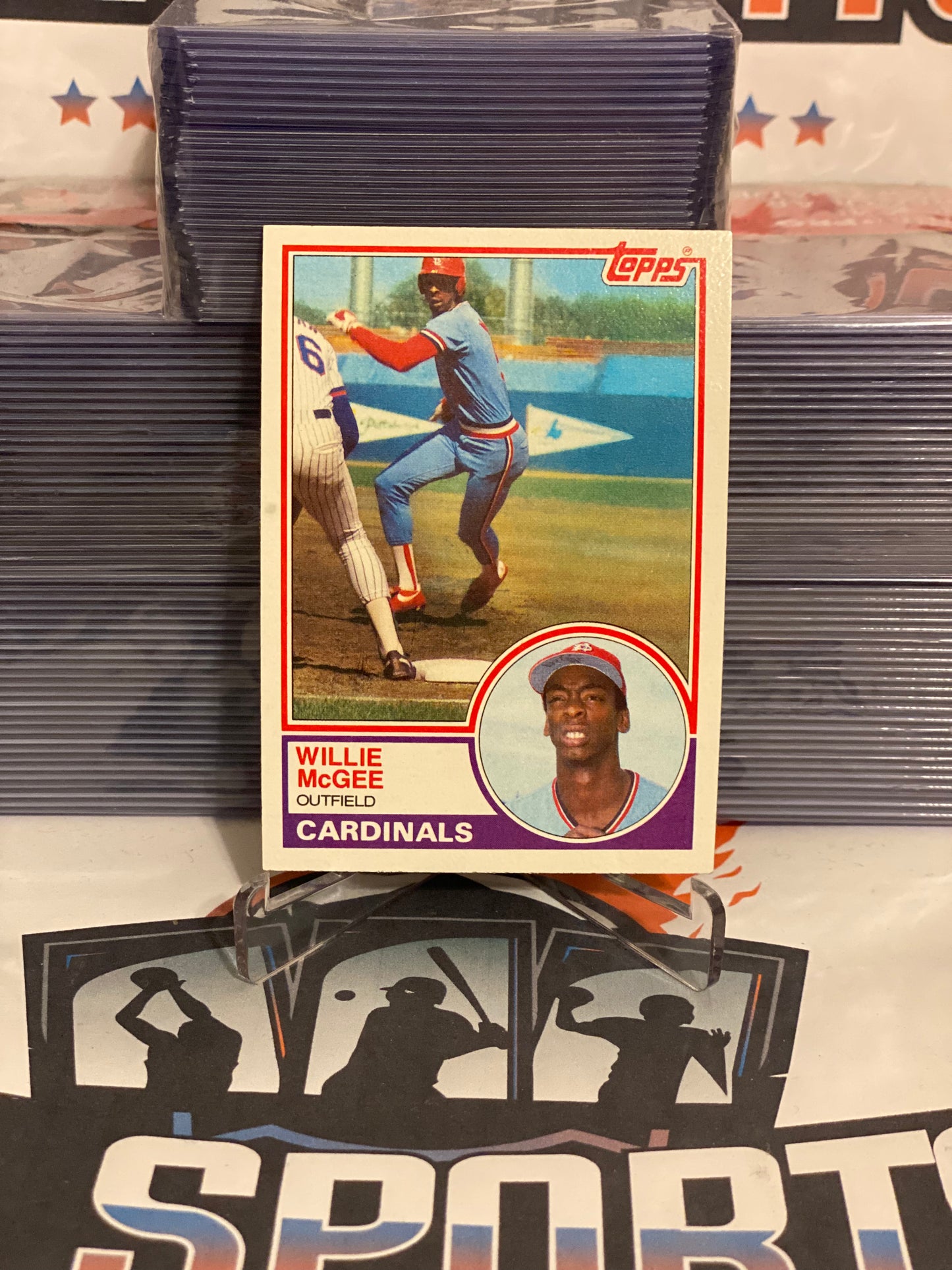 1983 Topps Willie McGee Rookie #49