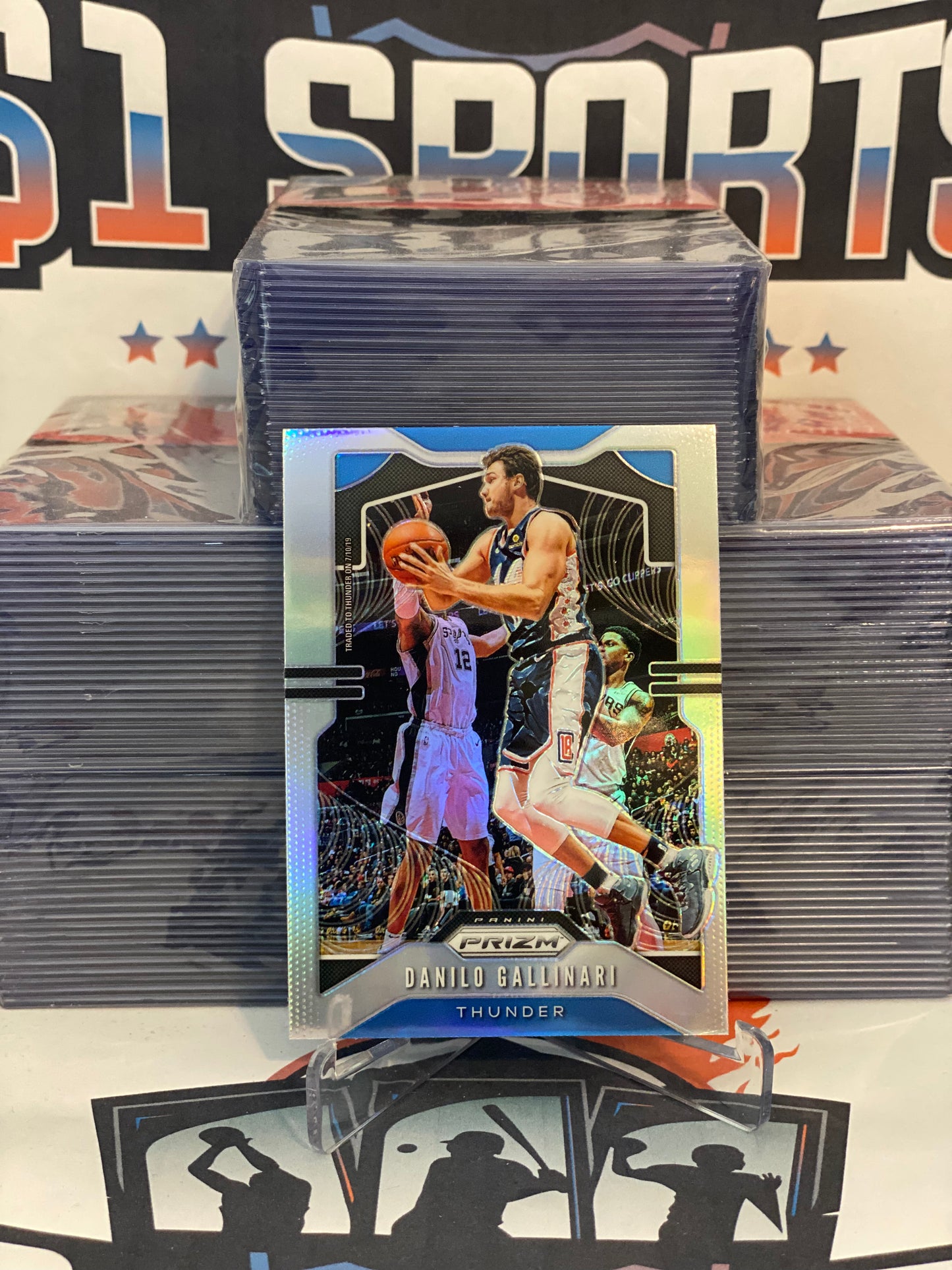 2019 Panini Prizm (Silver Prizm) Danilo Gallinari #123
