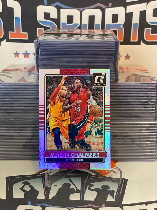 2014 Donruss (Stat Line Career, 111/357) Mario Chalmers #165
