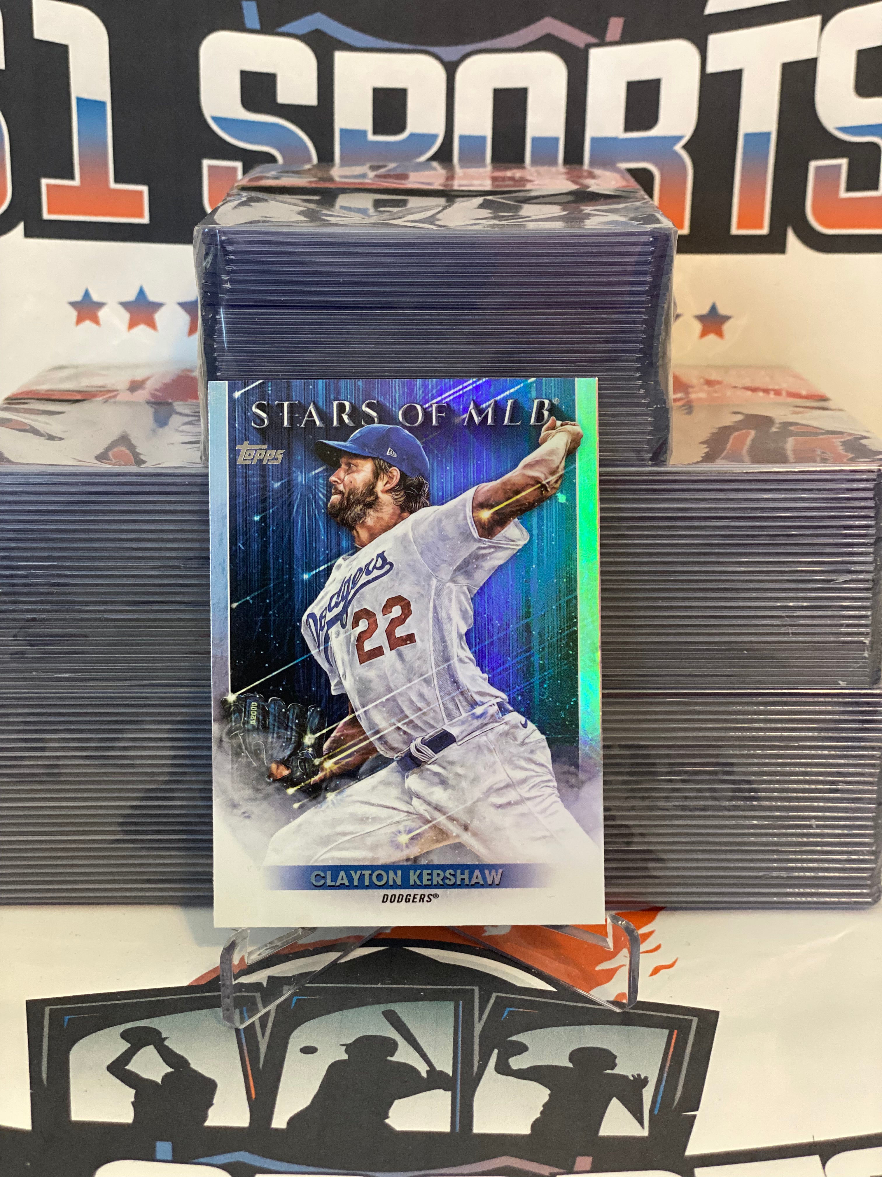 2022 TOPPS CLAYTON KERSHAW STARS OF MLB