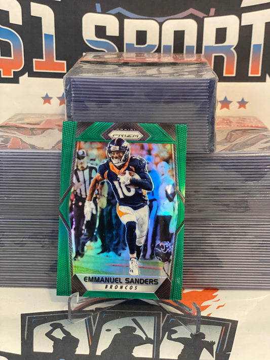 2017 Panini Prizm (Green Prizm) Emmanuel Sanders #17
