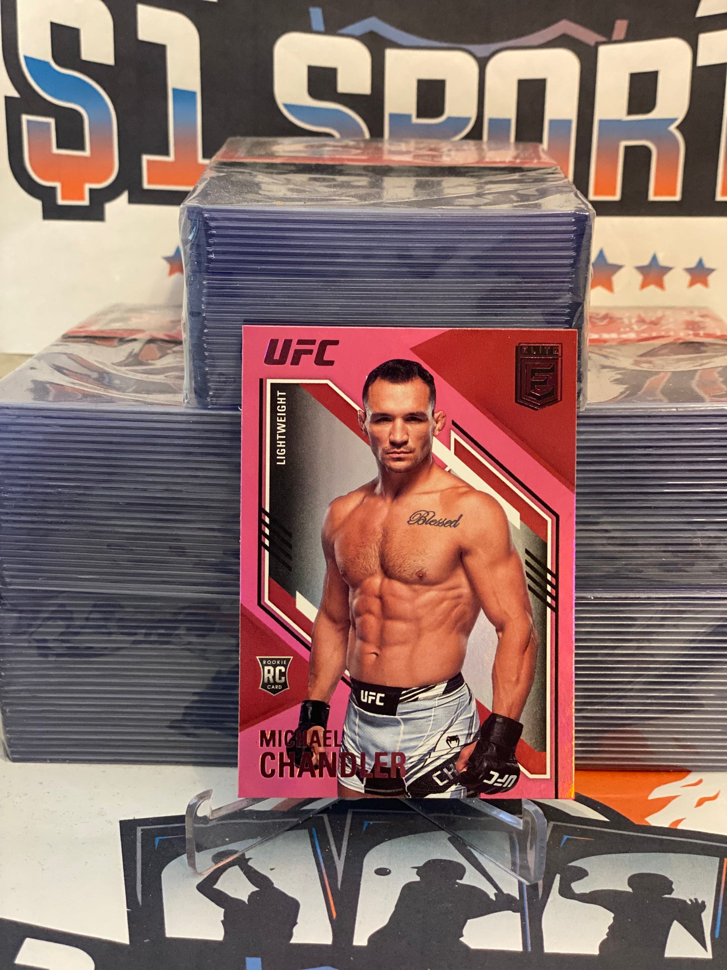 2021 Panini Chronicles UFC (Pink, Elite) Michael Chandler Rookie #148