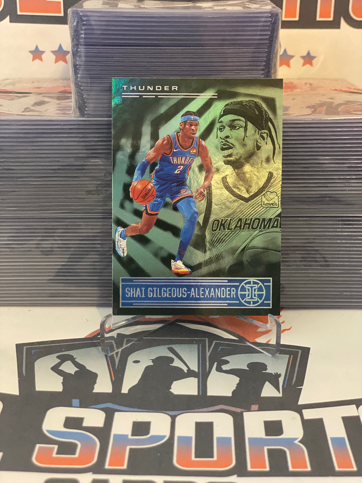 2020 Panini Illusions (Emerald Green) Shai Gilgeous-Alexander #35