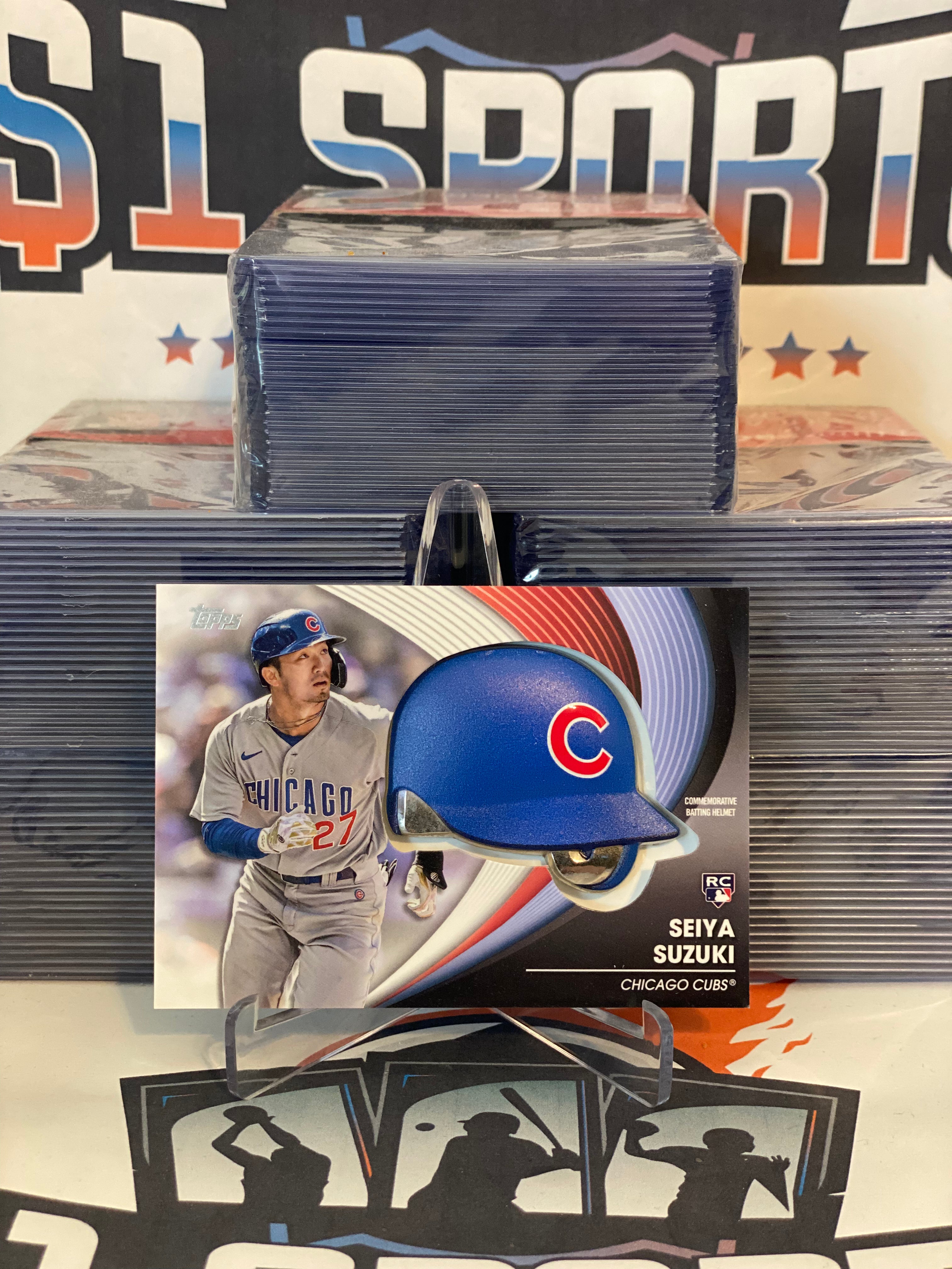  2022 Topps Update Commemorative Batting Helmet Relic