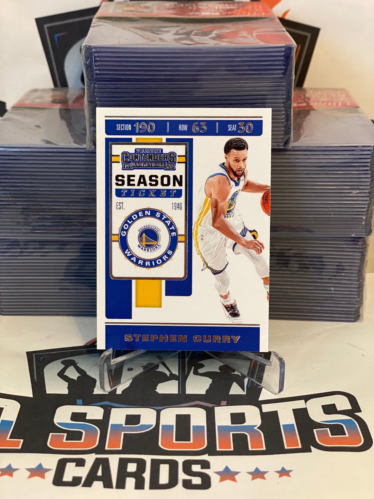 2019 Panini Contenders Stephen Curry #92