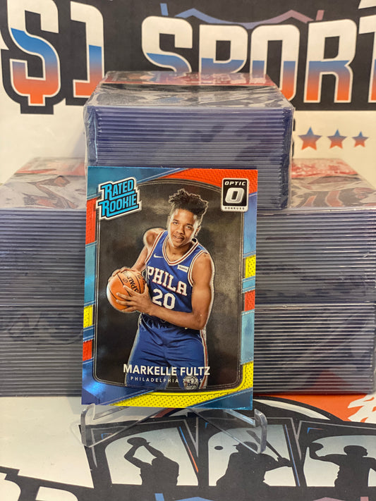 2018 Donruss Optic (Mega Red Yellow, Rated Rookie) Markelle Fultz #200