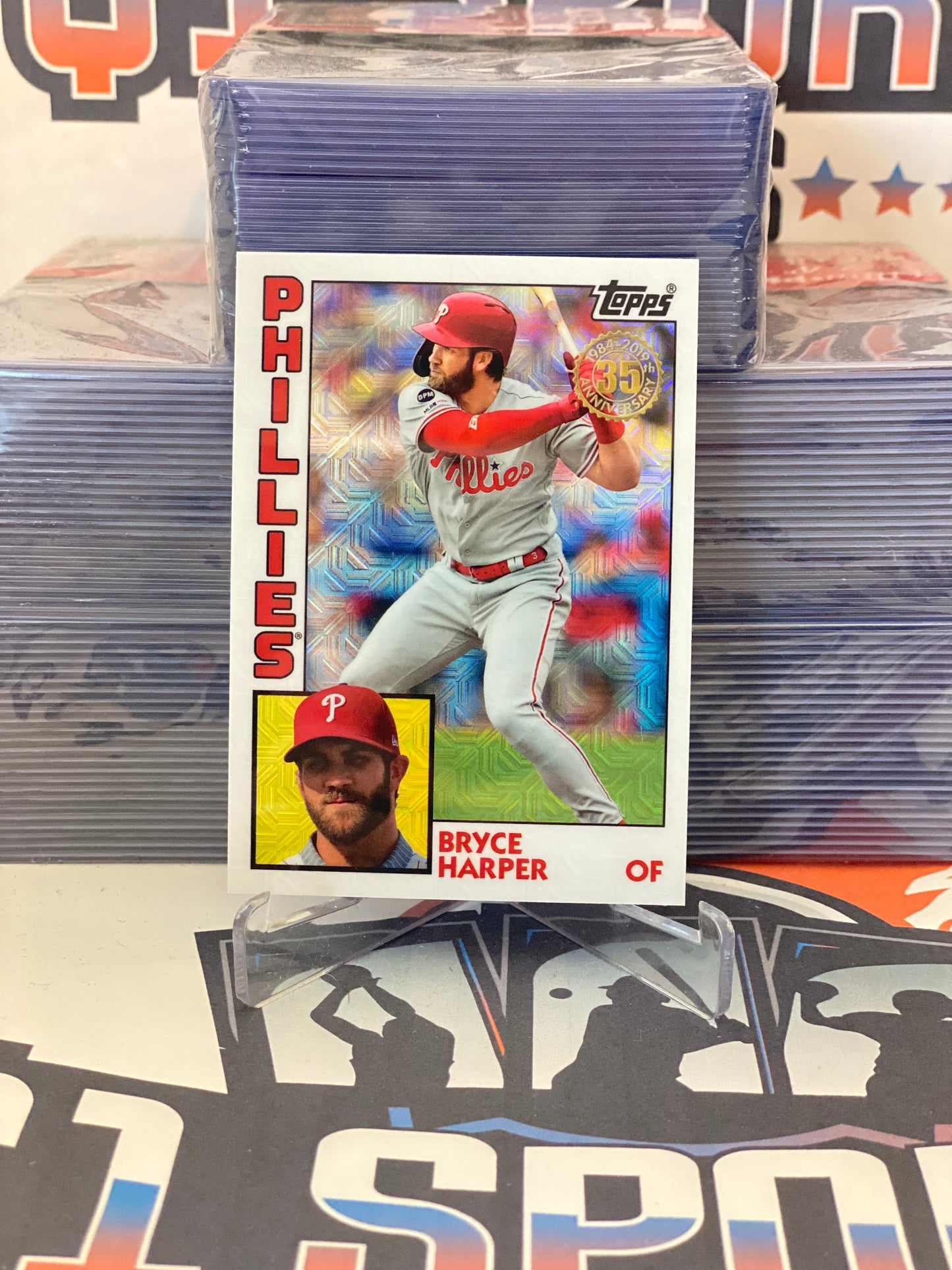 2019 Topps Update (1984 Topps Silver Pack Chrome) Bryce Harper #T74U-32