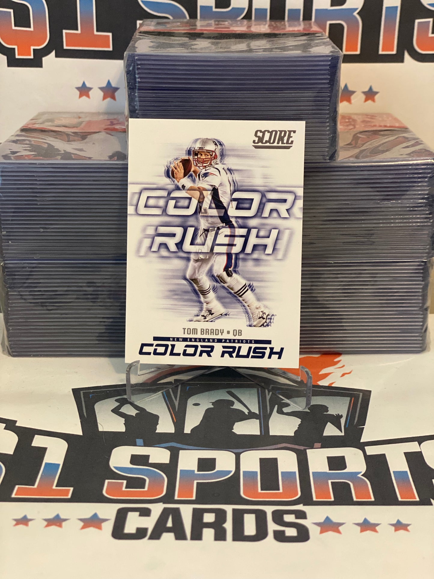 2018 Score (Color Rush) Tom Brady #1