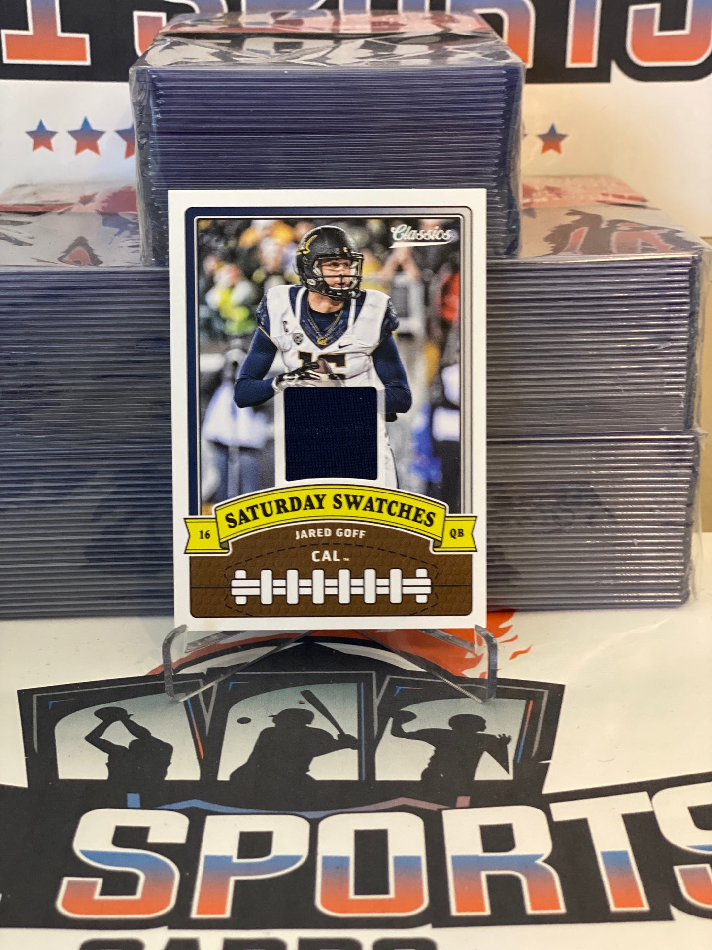 2018 Panini Classics (Saturday Swatches Relic) Jared Goff #30