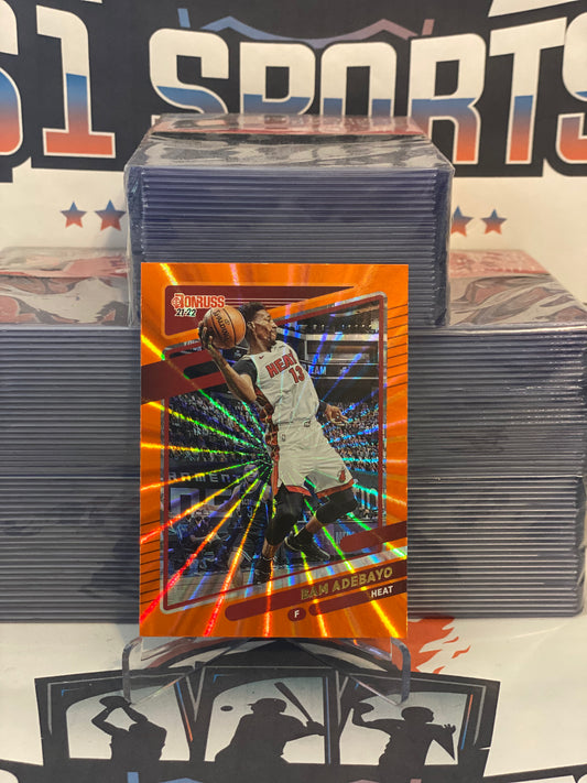 2021 Donruss (Orange Laser) Bam Adebayo #154