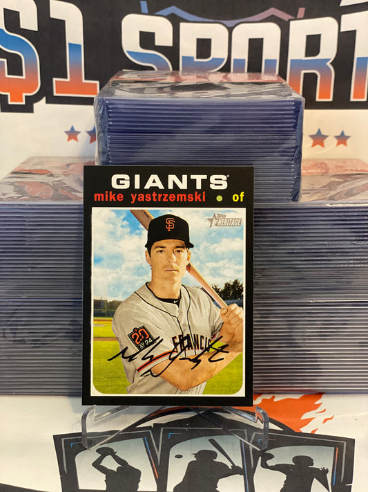 2020 Topps Heritage (Short Print) Mike Yastrzemski #426