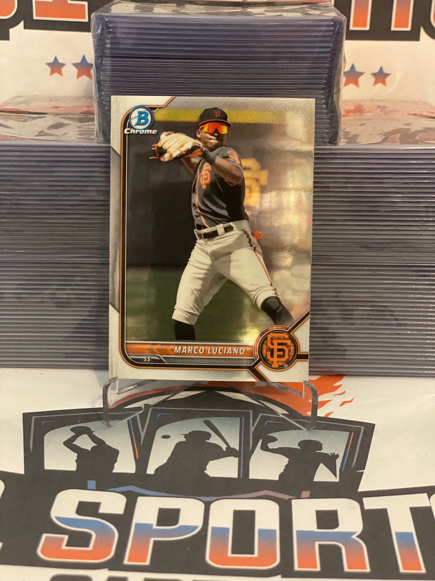 2022 Bowman Chrome Prospects Marco Luciano #BCP-7