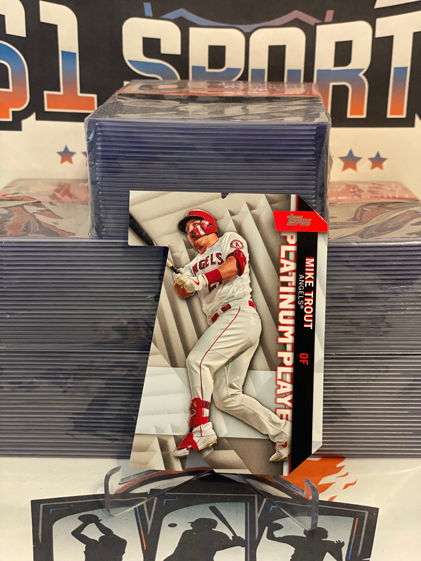 2021 Topps (Platinum Players) Mike Trout #PDC-1