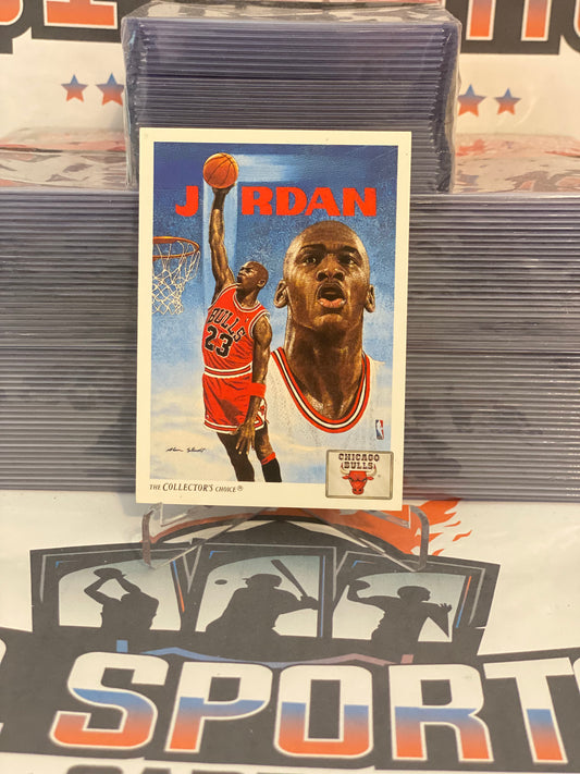 1991 Upper Deck (Team Checklist Art Card) Michael Jordan #75