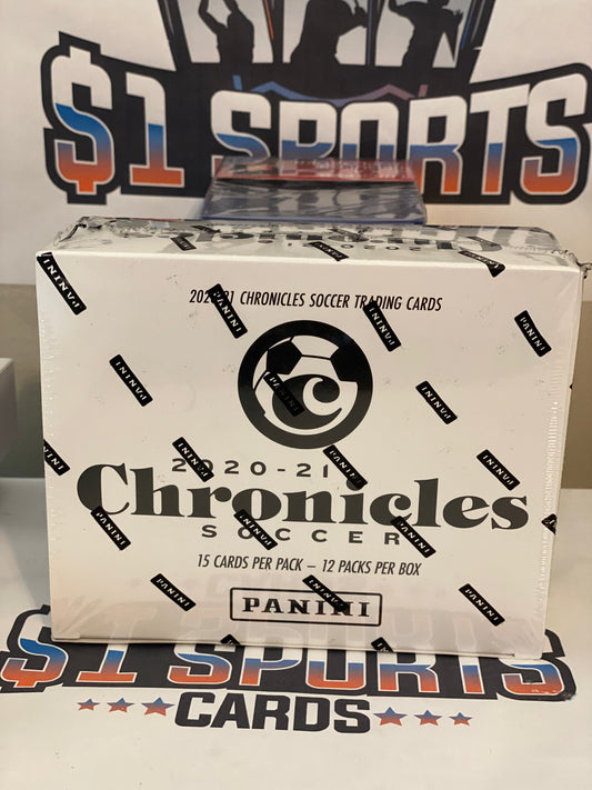 2020-21 Panini Chronicles Soccer Fat Pack Box