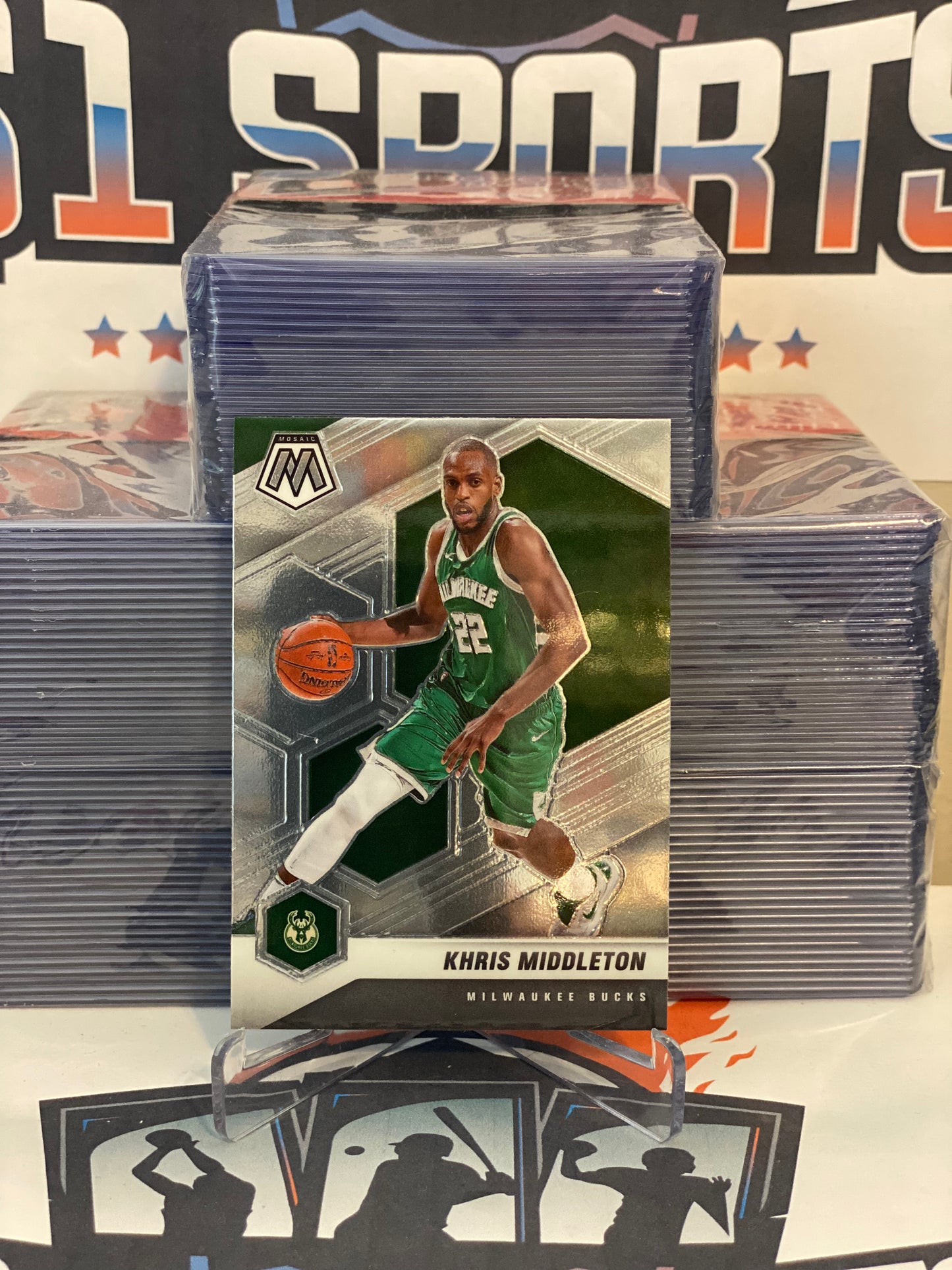 2020 Panini Mosaic Khris Middleton #105
