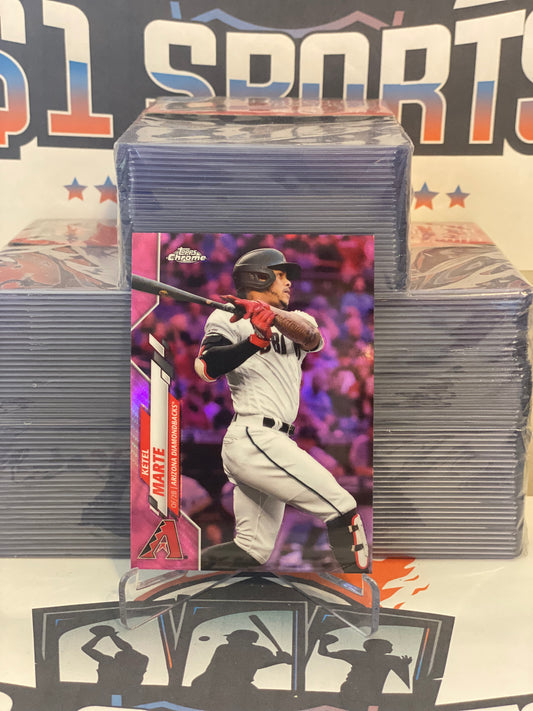 2020 Topps Chrome (Pink Refractor) Ketel Marte #151