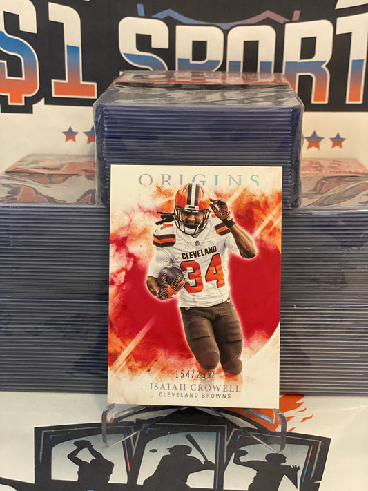 2017 Panini Origins (154/299) Isaiah Crowell #92