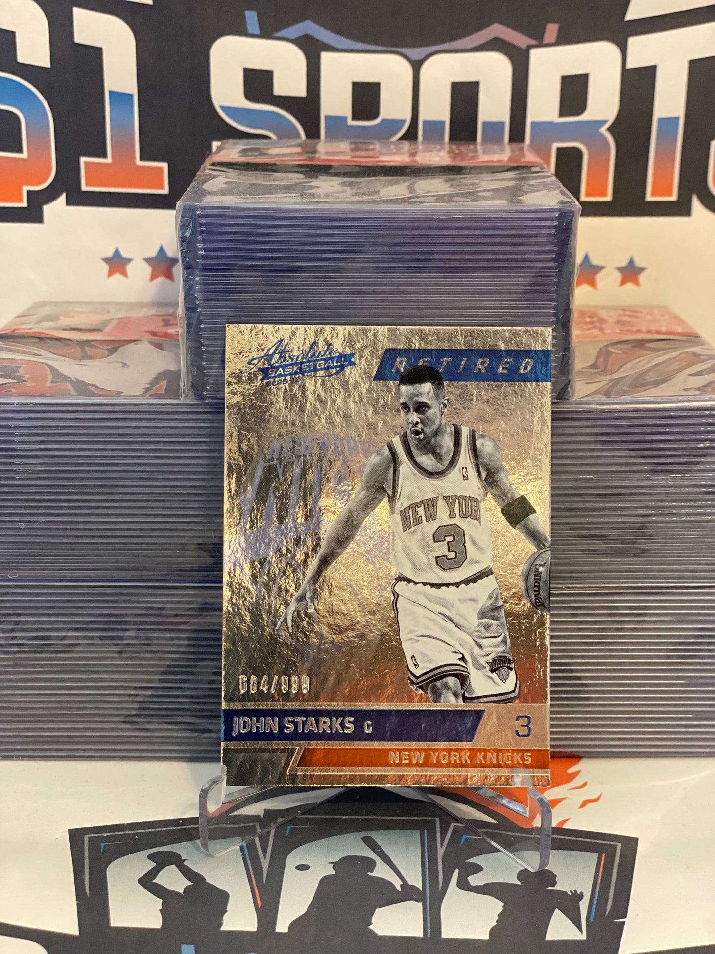 2015 Panini Absolute (Retired 684/999) John Starks #157