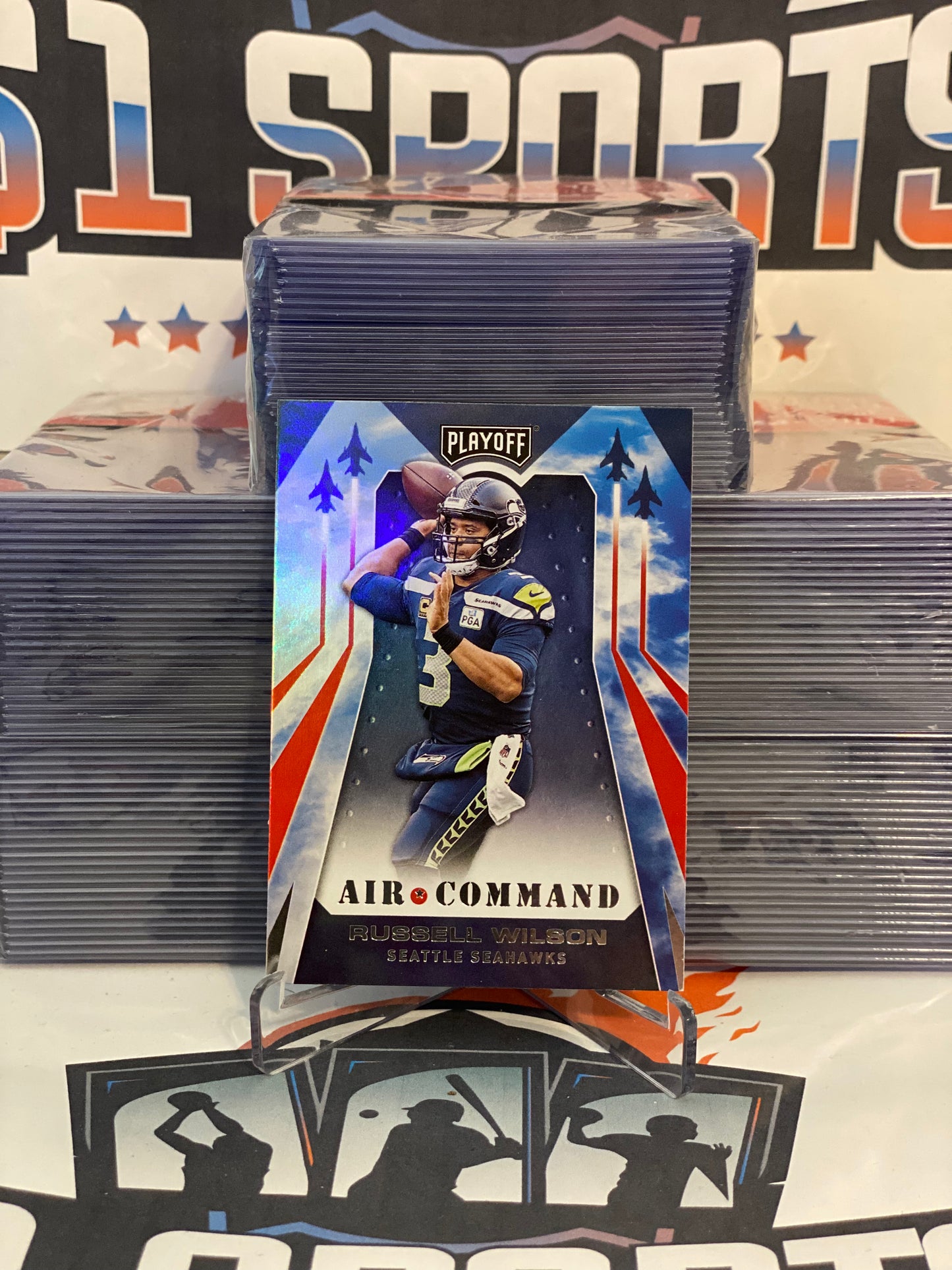 2019 Panini Playoff (Air Command) Russell Wilson #11