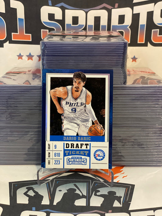 2017 Panini Contenders Draft Picks (Foil; 69/99) Dario Saric #11