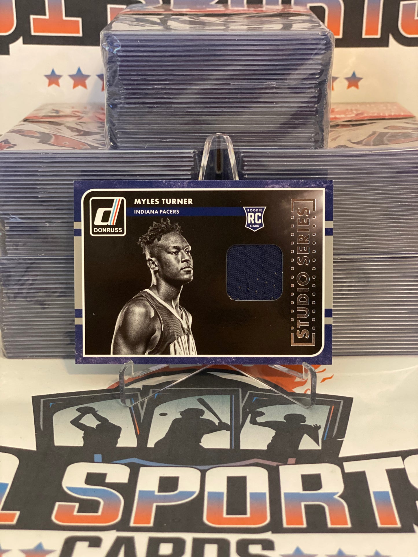 2015 Donruss (Studio Series Relic) Myles Turner Rookie #2