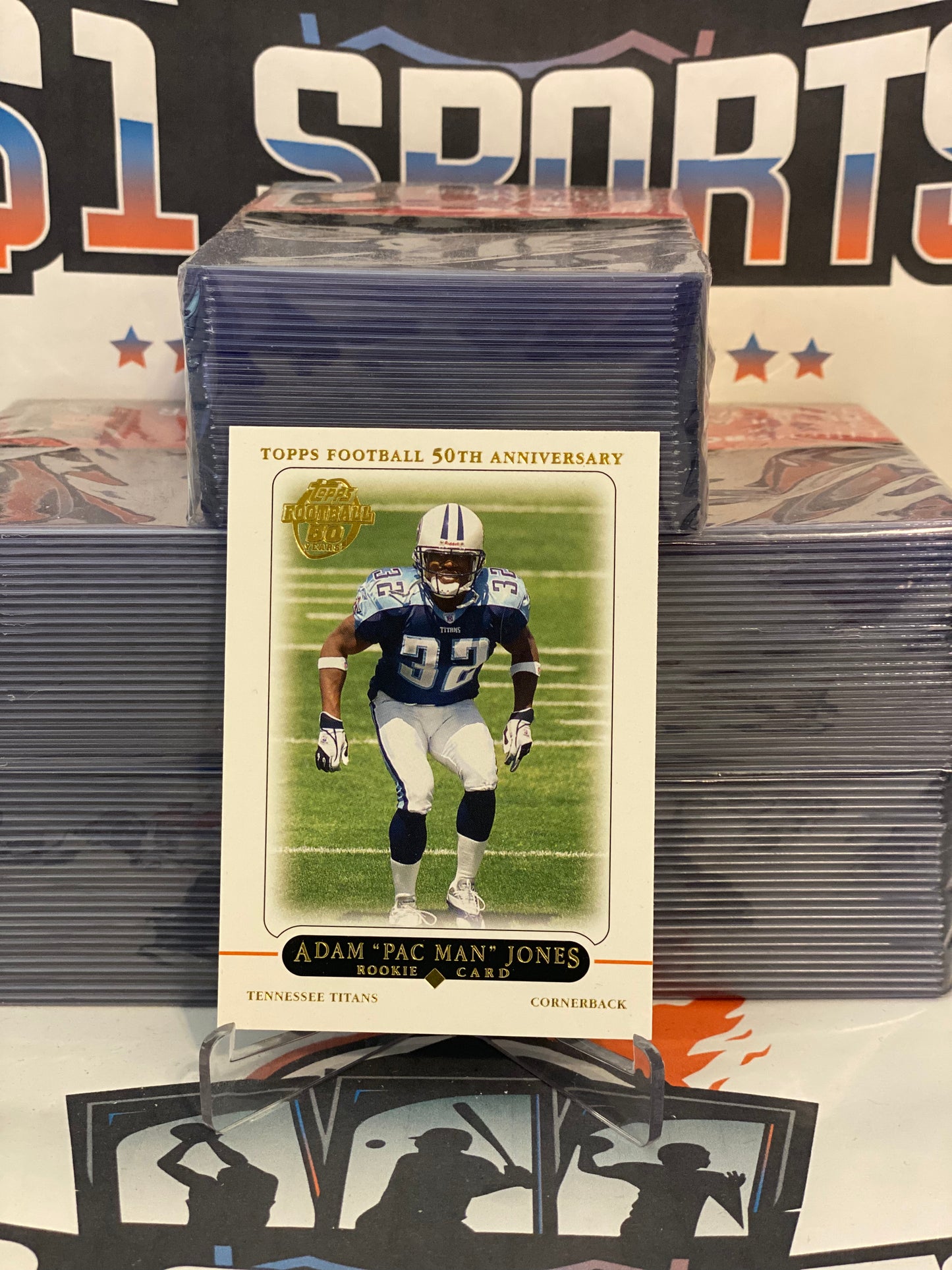 2005 Topps Adam "Pac Man" Jones Rookie #421